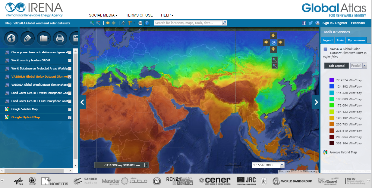 World Wind Map Data