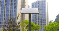 Solar panels in the city