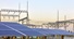 Solar PV panels near a grid