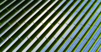 Aerial shot of a solar PV farm